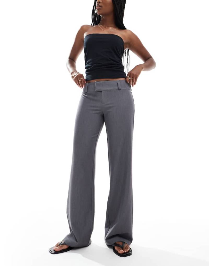Cotton On - Luis - Hose aus Anzugstoff in meliertem Grau von Cotton:On