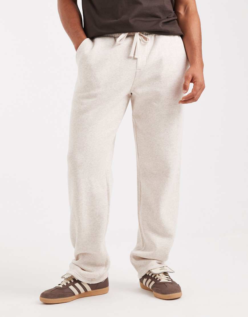 Cotton On - Relaxed-Fit-Jogginghose in meliertem Hellbeige-Neutral von Cotton:On