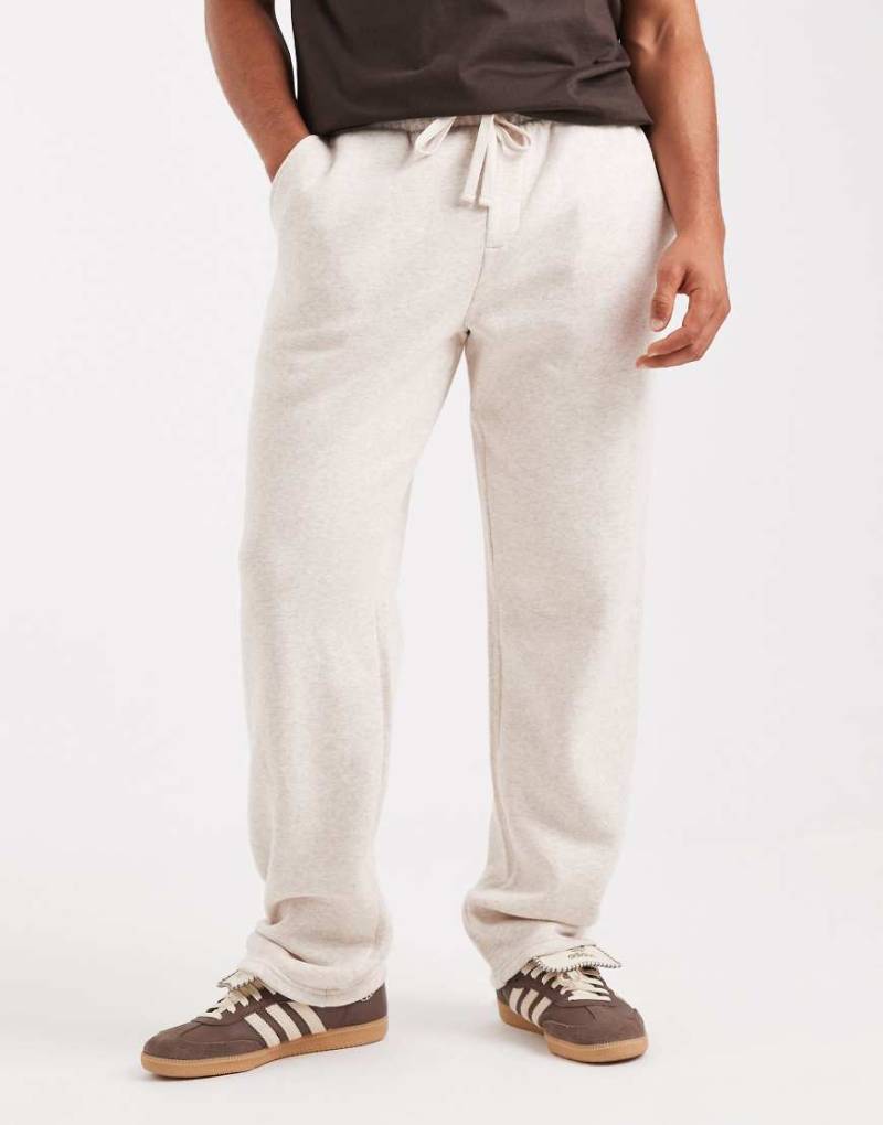 Cotton On - Relaxed-Fit-Jogginghose in meliertem Hellbeige-Neutral von Cotton On
