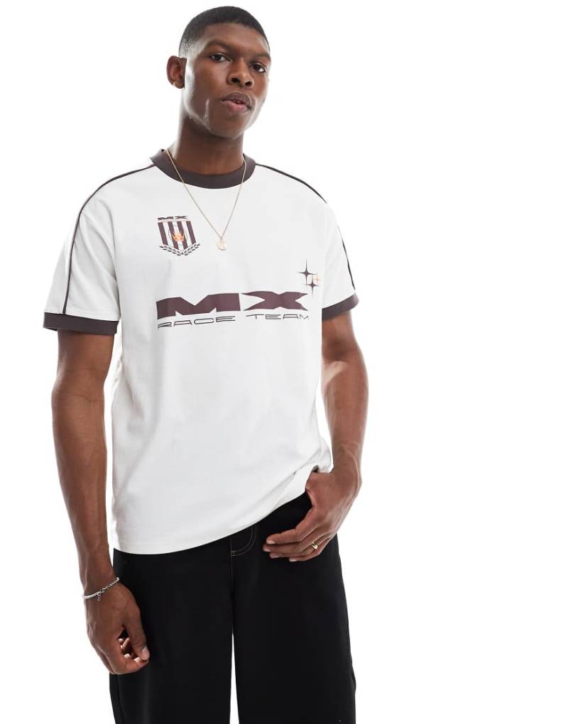 Cotton On - Sports - Oversize-T-Shirt in Weiß von Cotton On