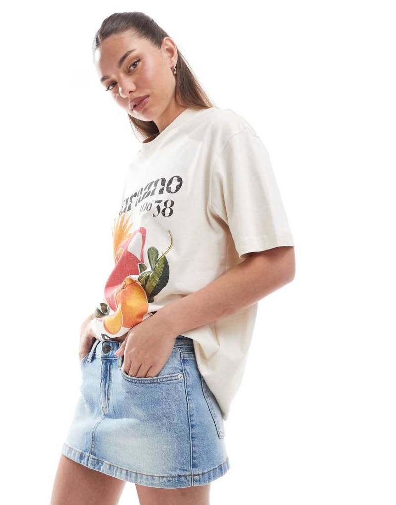 Cotton On - Superkurzer Jeansrock in Rush-Blau von Cotton:On