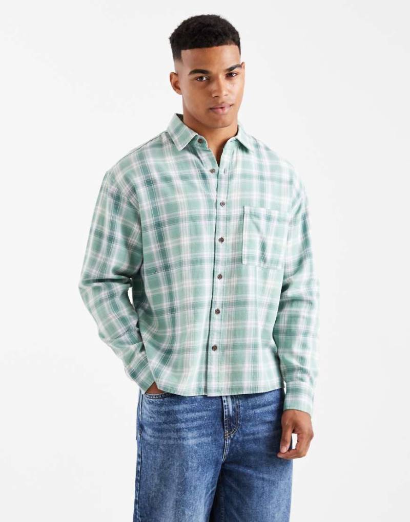 Cotton On - Tribeca - Langärmliges Hemd in Grün von Cotton On