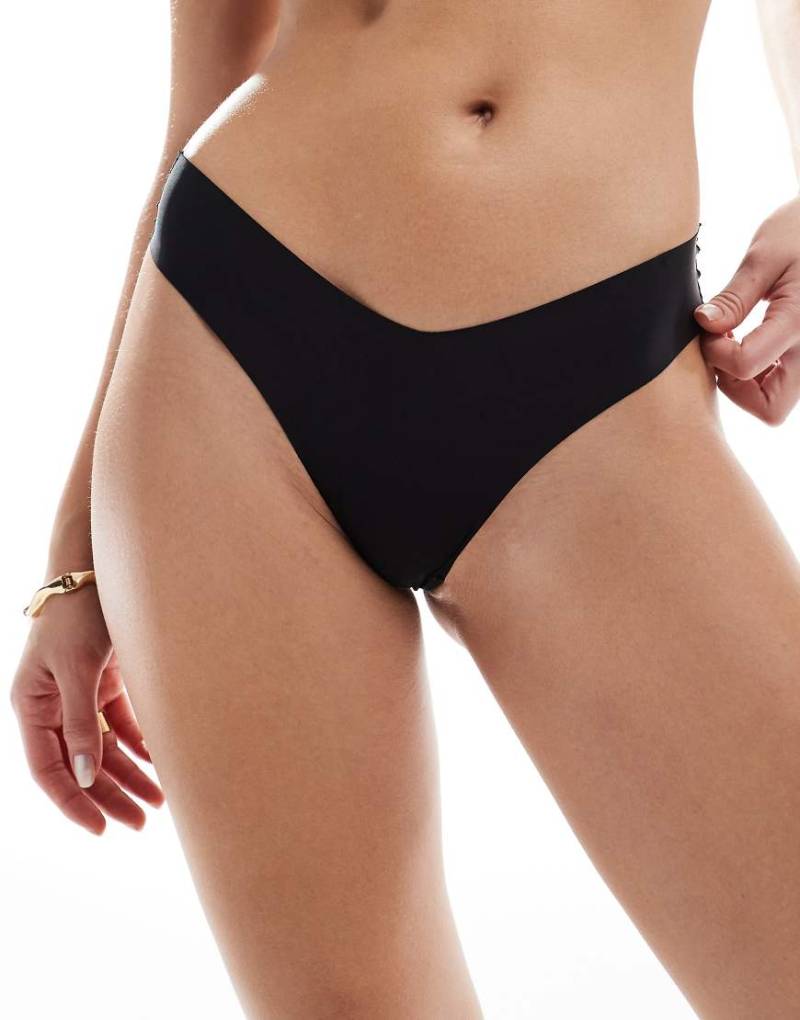 Cotton On - Unsichtbarer G-String-Tanga in Schwarz von Cotton On