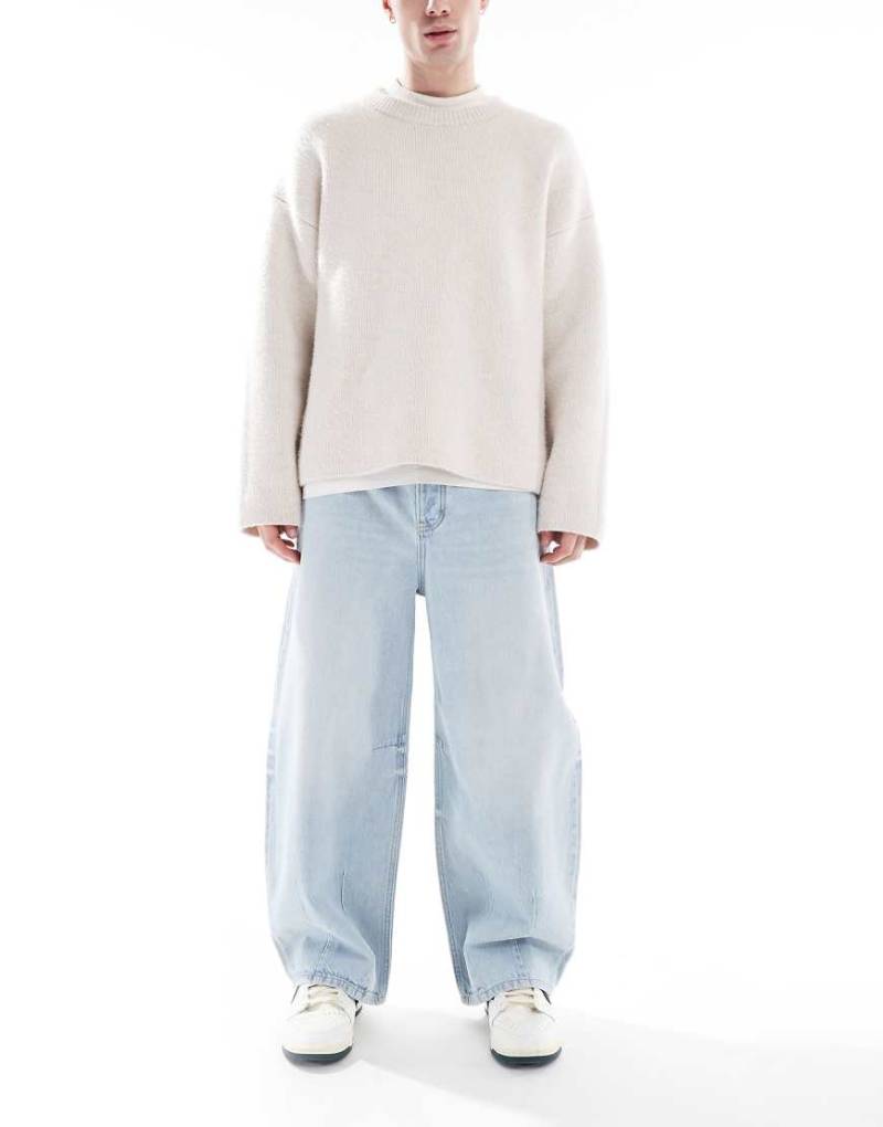 Cotton On - Weite Ballon-Jeans in Malibu-Blau von Cotton:On