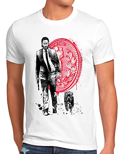 CottonCloud Brave Hit Man Herren T-Shirt Wick Action Movie Keanu, Größe:5XL von CottonCloud