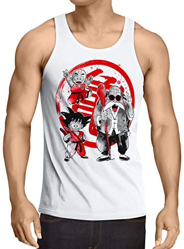 CottonCloud Dragon Crew Herren Tank Top Energie Gallic Beam Struggle Ball, Größe:M von CottonCloud