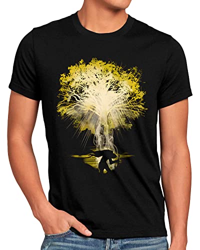 CottonCloud Erdtree Herren T-Shirt limgrave gelmir farum RPG Open-World, Größe:M von CottonCloud