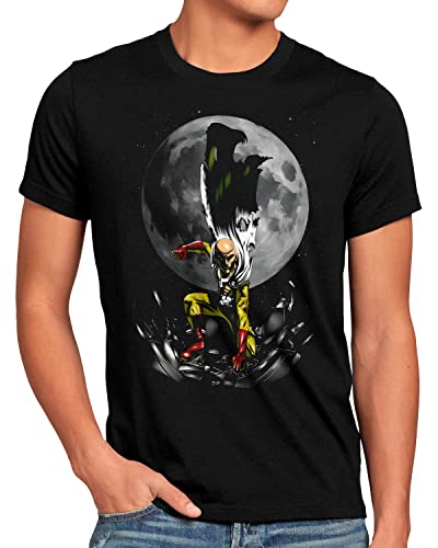 CottonCloud Fighting Saitama Herren T-Shirt Saitama one Anime Punch Cosplay, Größe:5XL von CottonCloud