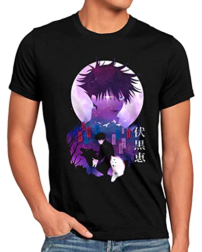 CottonCloud Gojo Satoru Herren T-Shirt Kaisen Anime Japan Manga, Größe:M von CottonCloud