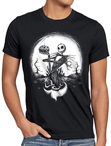 CottonCloud Skellington Jack Herren T-Shirt Christmas Before Nightmare, Größe:L von CottonCloud