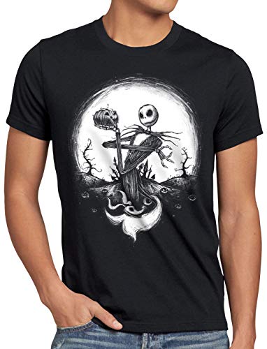 CottonCloud Skellington Jack Herren T-Shirt Christmas Before Nightmare, Größe:XL von CottonCloud