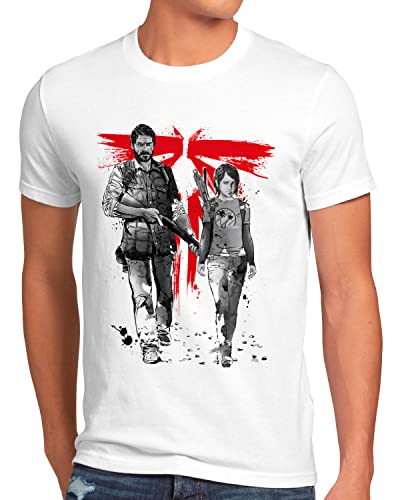 CottonCloud Lone Survivors Herren T-Shirt us Last Joel Ellie Left of Behind, Größe:XL von CottonCloud