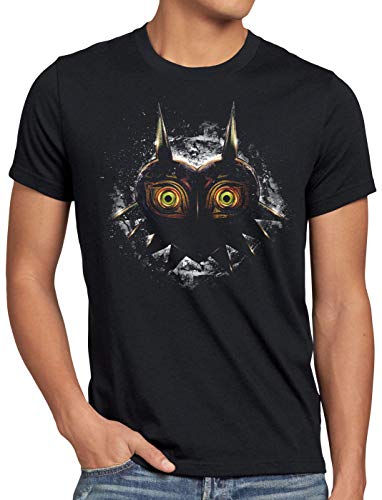 CottonCloud Majora's Mask Herren T-Shirt n64 link Ocarina lite, Größe:5XL von CottonCloud