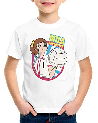 CottonCloud Mila Superstar T-Shirt für Kinder Volleyball Team Japan, Größe:128 von CottonCloud