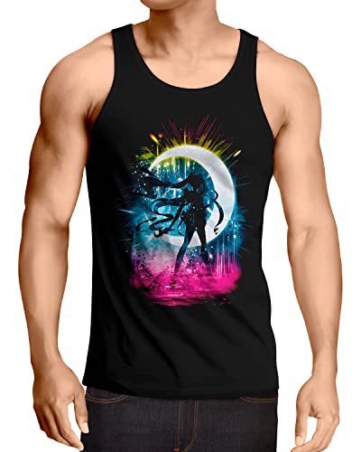 CottonCloud Sailor Storm Herren Tank Top Moon Anime Manga Cosplay Crystal, Größe:L von CottonCloud
