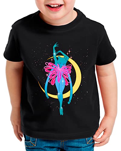 CottonCloud Sailor Transformation T-Shirt für Kinder Moon Anime Manga Cosplay Crystal, Größe:128 von CottonCloud