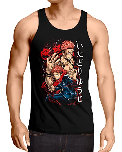 CottonCloud Sakuna Power Herren Tank Top Kaisen Anime Japan Manga, Größe:XL von CottonCloud