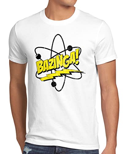 CottonCloud Sheldon Atom Herren T-Shirt, Größe:S, Farbe:Weiß von CottonCloud