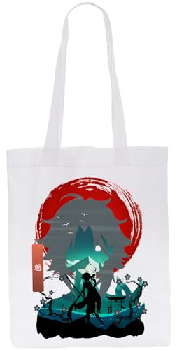 CottonCloud Xiao Beutel Biobaumwolle Jutebeutel genshin fantasy teyvat von CottonCloud