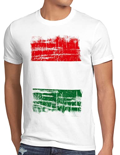 Ungarn Vintage Flagge Herren T-Shirt Hungary EM WM Olympia, Größe:M, Farbe:Grau meliert Ungarn Vintage Flagge Herren T-Shirt Hungary EM WM Olympia, Größe:M, Farbe:Grau meliert von CottonCloud