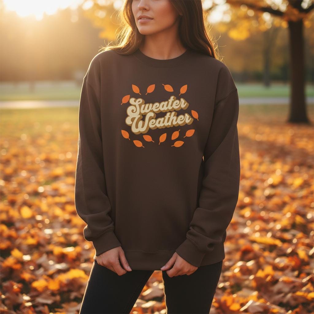 Fall Sweatshirt | Sweater Weather Design Autumn Vibes Pullover Fall Sweatshirt | Sweater Weather Design Autumn Vibes Pullover von CottonCoreLab