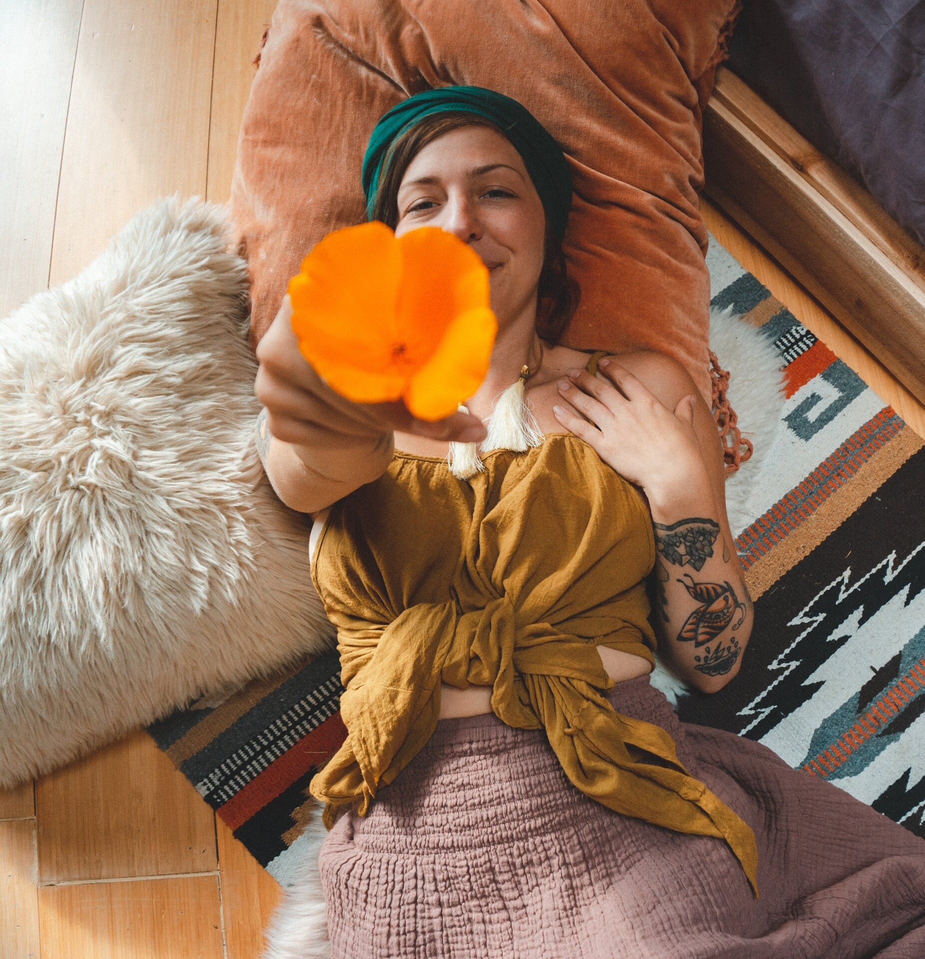 Tank Top Aus Baumwolle | Fließendes Boho Leichtes Sommer Baumwoll Handgemachtes Gaze Hemd von CottonFlowerClothing