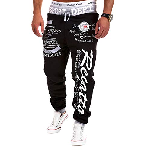 Cottory Herren Hiphop Dance Jogger Sweatpants Hose - - X-Groß von Cottory
