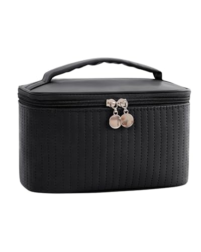 Coubeau Cake Kosmetiktasche - Tragbare Aufbewahrungstasche für den Schreibtisch für Damen, mit Bürstenfach, Kulturtasche aus PU-Leder, Neue Reise-Kulturtasche Coubeau Cake Kosmetiktasche - Tragbare Aufbewahrungstasche für den Schreibtisch für Damen, mit Bürstenfach, Kulturtasche aus PU-Leder, Neue Reise-Kulturtasche von Coubeau