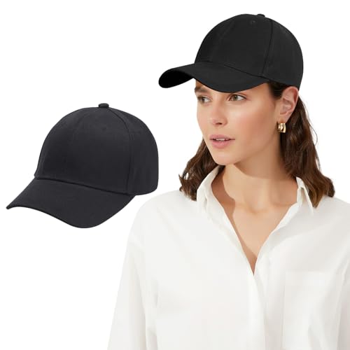 Coubeau DamenHüte Verstellbare Baseballkappen Einfarbige Hüte können beim Sport getragen Werden Sporthüte mit Krempe von Coubeau