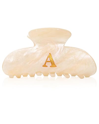 Haarklammern mit Buchstaben Goldene Haarklammer mittelgroß Damen Hochzeit Accessoires Geburtstagsgeschenke für Mädchen von Coubeau