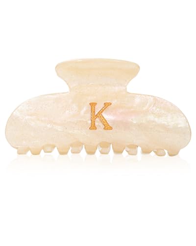 Haarklammern mit Buchstaben Goldene Haarklammer mittelgroß Damen Hochzeit Accessoires Geburtstagsgeschenke für Mädchen von Coubeau