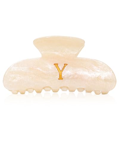 Haarklammern mit Buchstaben Goldene Haarklammer mittelgroß Damen Hochzeit Accessoires Geburtstagsgeschenke für Mädchen von Coubeau