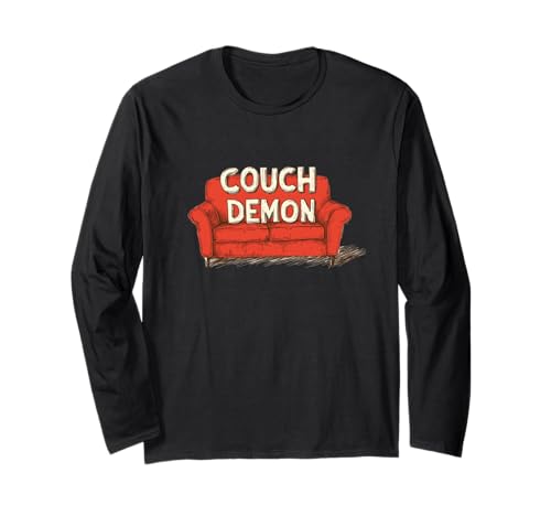 Happy Couch Demon Grafik für Erwachsene und Kinder Langarmshirt von Couch Outfit