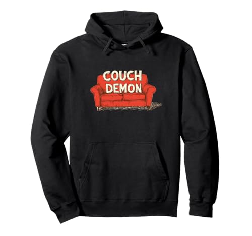 Happy Couch Demon Grafik für Erwachsene und Kinder Pullover Hoodie von Couch Outfit