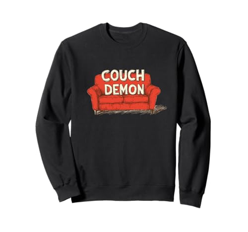 Happy Couch Demon Grafik für Erwachsene und Kinder Sweatshirt Happy Couch Demon Grafik für Erwachsene und Kinder Sweatshirt von Couch Outfit