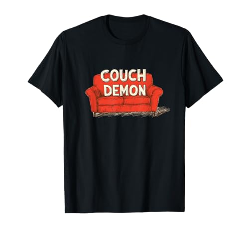 Happy Couch Demon Grafik für Erwachsene und Kinder T-Shirt Happy Couch Demon Grafik für Erwachsene und Kinder T-Shirt von Couch Outfit