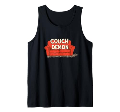 Happy Couch Demon Grafik für Erwachsene und Kinder Tank Top Happy Couch Demon Grafik für Erwachsene und Kinder Tank Top von Couch Outfit