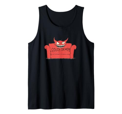 Tolles Couch-Dämonen-Emblem für Erwachsene und Kinder Tank Top von Couch Outfit