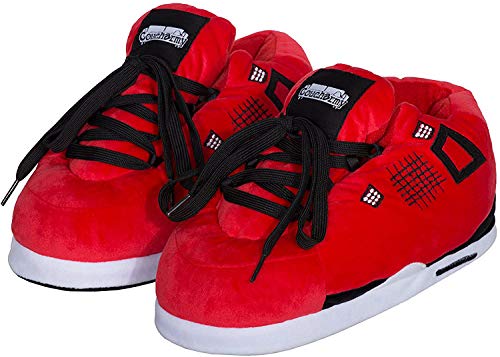 Coucharmy Jay Four Hausschuhe Home Sneakers (S-XL) (M=40-42, Red/Black) von Coucharmy