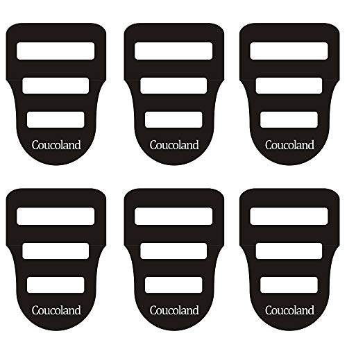 Coucoland Herren Einstecktuch Halter Set Taschentücher Einstecktuchhalter für den perfekten Sitz Herren Accessoires Set zu Konfirmation, Anzug, Smoking (6 Stück) von Coucoland