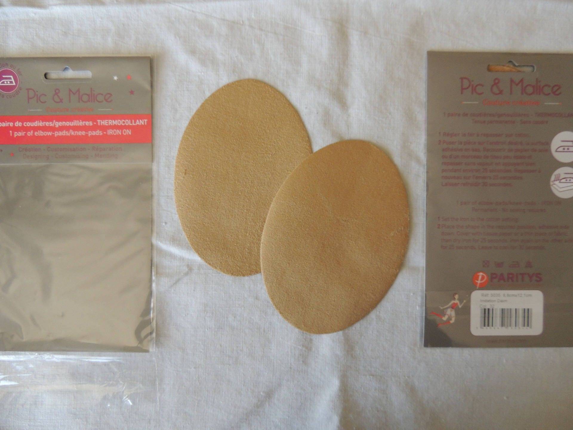1 Paar Beige Thermokolorierten Coudières/Kniebeuge | 32 Erwachsene Größe 1 Paar Beige Thermokolorierten Coudières/Kniebeuge | 32 Erwachsene Größe von Coudfil