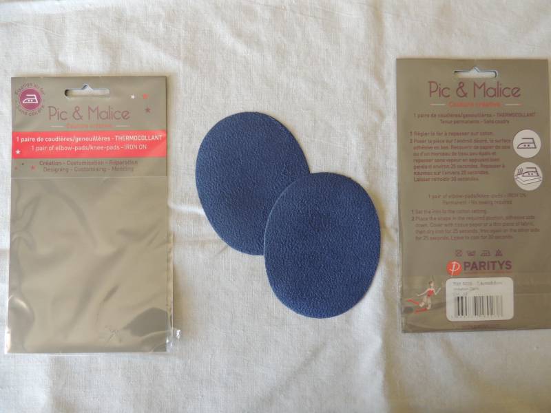 1 Paar Schnähte/Kniegelenke Blau Jeansblau | 12 Kindergröße von Coudfil