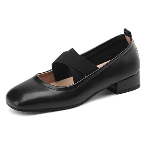CouieCuies Ballet Schuhe for Damen Square Toe Mary Jane Absatz Chunky Pumps Ohne Verschluss Gemütlich Leisure Kleid Schuhe CouieCuies Ballet Schuhe for Damen Square Toe Mary Jane Absatz Chunky Pumps Ohne Verschluss Gemütlich Leisure Kleid Schuhe von CouieCuies