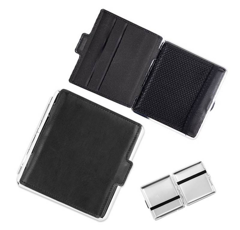 Coumo Kartenetui Kartenhalter Zigarettenetui Leder EC Karten Visitenkarten Etui von Coumo