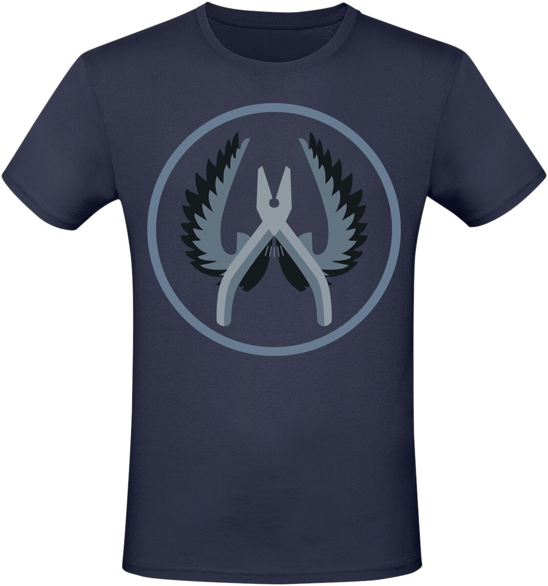 Counter-Strike 2 - CT-Faction T-Shirt blau in M von Counter-Strike