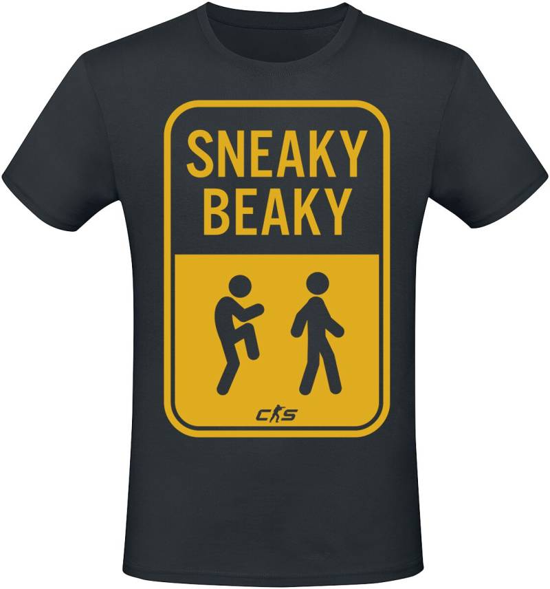 Counter-Strike 2 - Sneaky Beaky T-Shirt schwarz in M von Counter-Strike