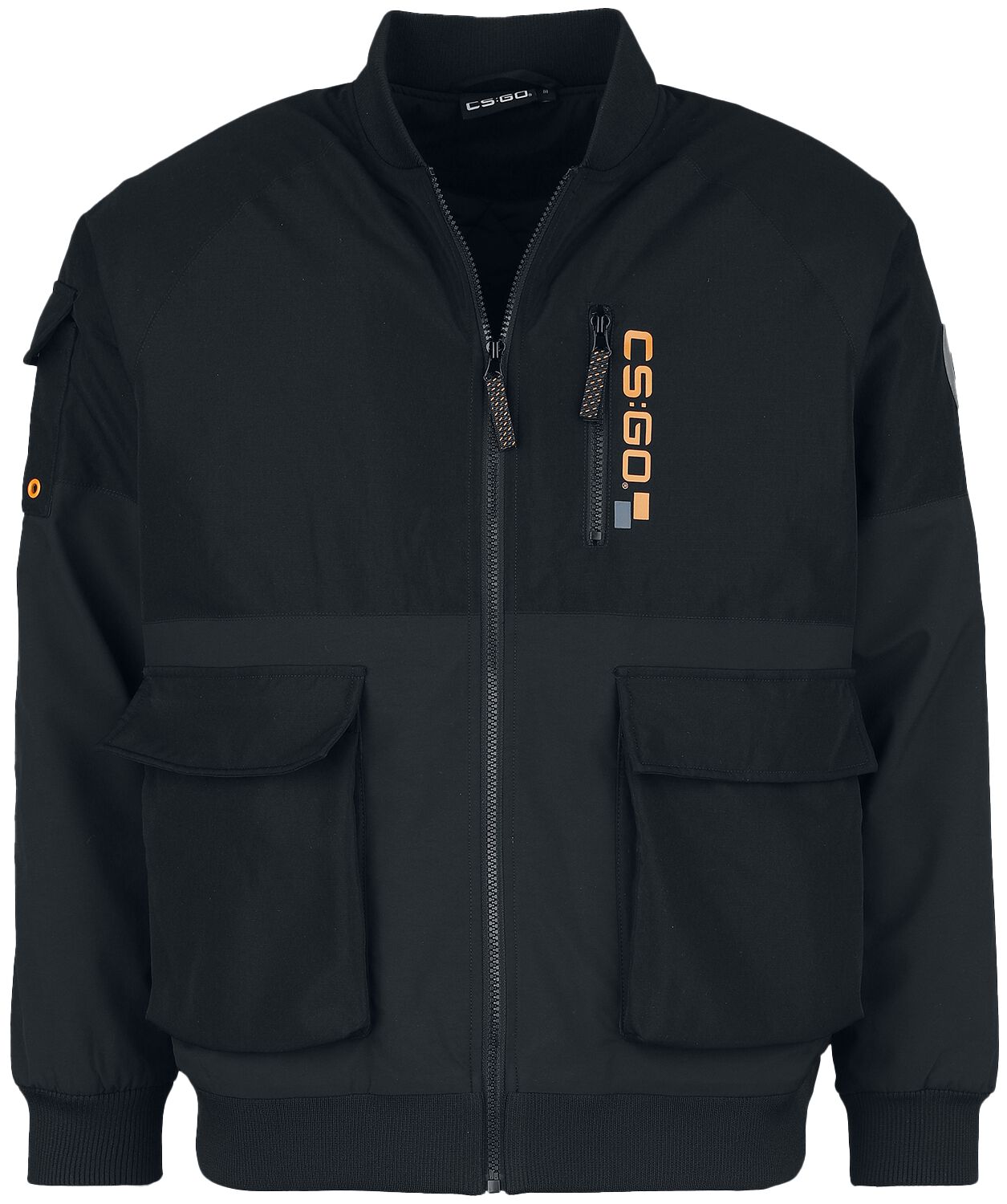 Counter-Strike - Gaming Bomberjacke - Global Offensive - CS:GO - S bis XXL - für Männer - Größe L - schwarz  - EMP exklusives Merchandise! von Counter-Strike