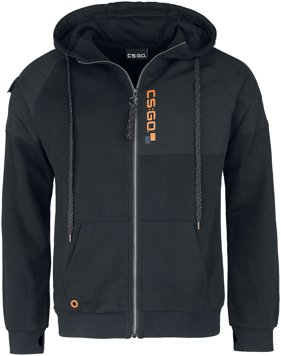 Counter-Strike - Gaming Kapuzenjacke - Global Offensive - CS:GO - S bis XXL - für Männer - Größe L - schwarz  - EMP exklusives Merchandise! von Counter-Strike