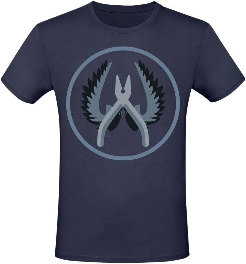 Counter-Strike - Gaming T-Shirt - 2 - CT-Faction - S bis XXL - für Männer - Größe L - blau  - EMP exklusives Merchandise! von Counter-Strike