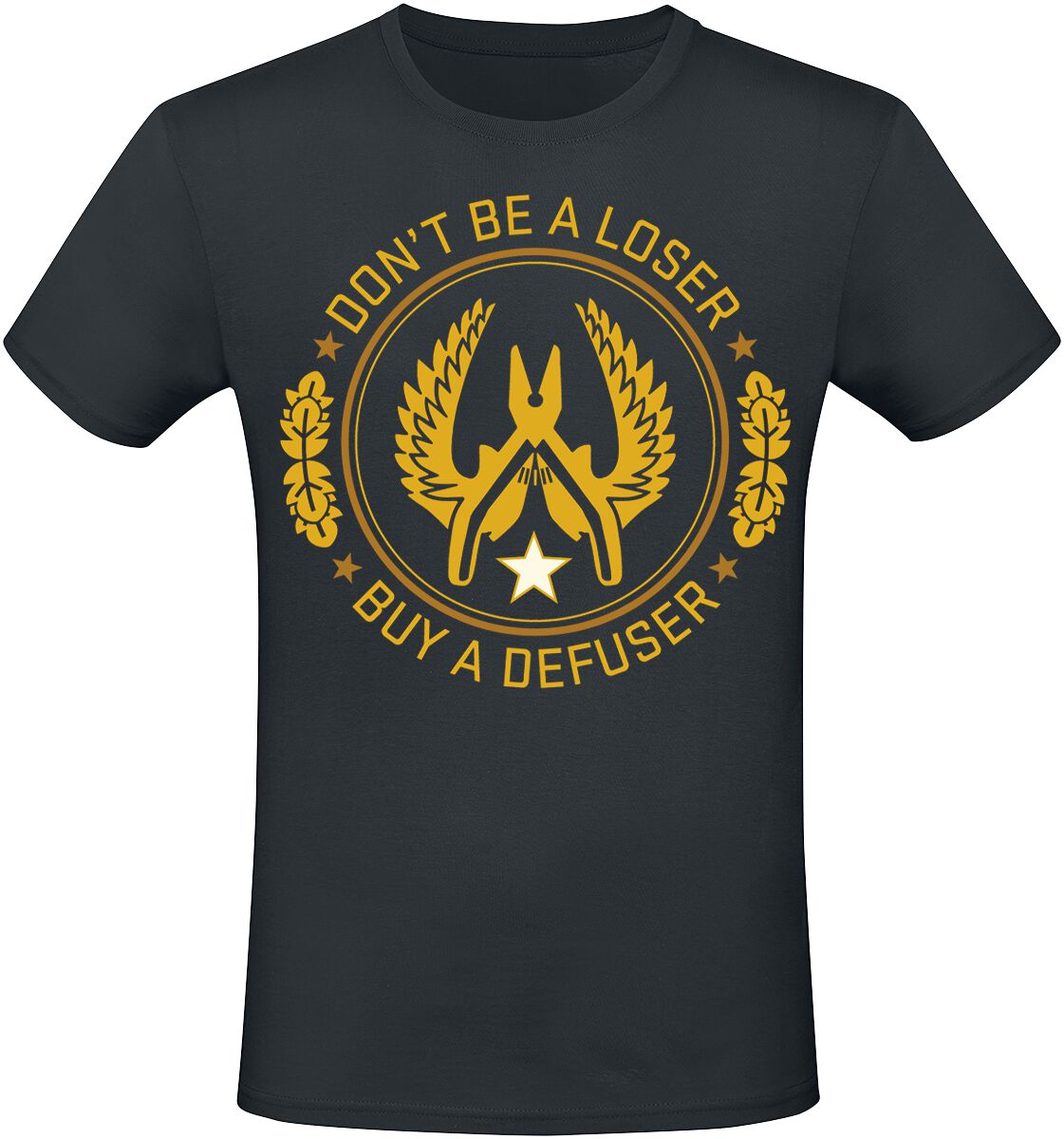 Counter-Strike - Gaming T-Shirt - 2 - Defuser - S bis XXL - für Männer - Größe S - schwarz  - EMP exklusives Merchandise! von Counter-Strike